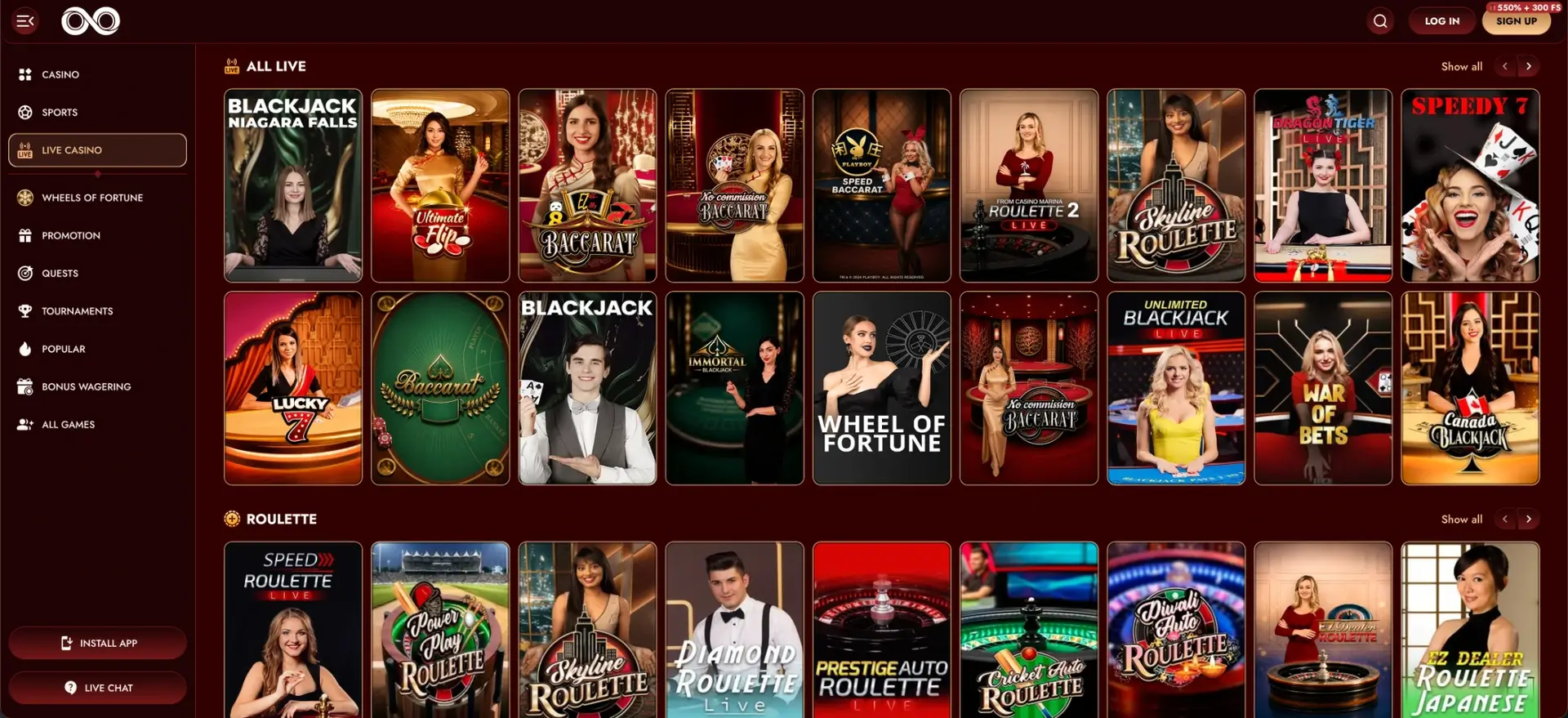 Loonie Gold live casino Loonie Gold live casino