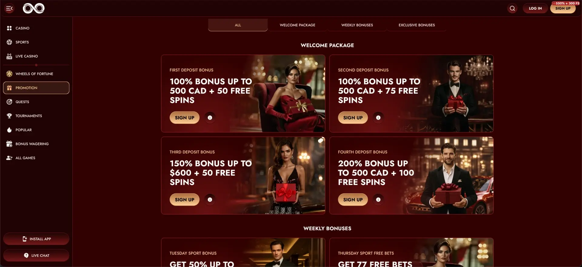 Loonie Gold welcome package Loonie Gold welcome package